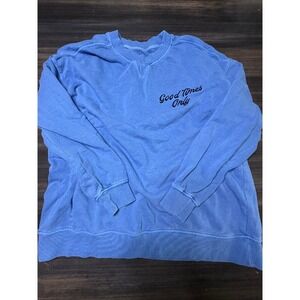 Goodfellow & Co Good Times Only‎ Embroidered Crewneck Sweatshirt XL